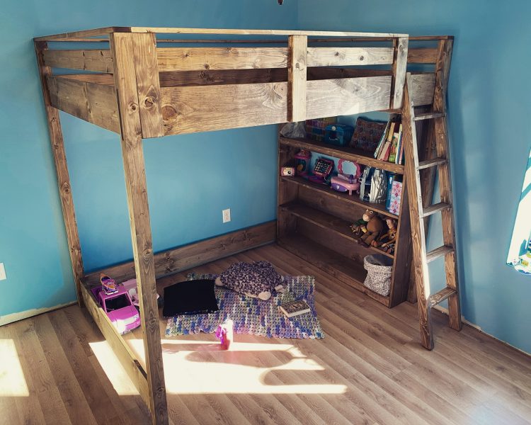 Loft Bed With Shelf